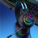 M10 Gaming Headset 50mm Drivers Noise Reduction RGB Luminous Head-Mounted 3.5mm Gaming Headphones with Mic