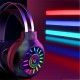 M10 Gaming Headset 50mm Drivers Noise Reduction RGB Luminous Head-Mounted 3.5mm Gaming Headphones with Mic