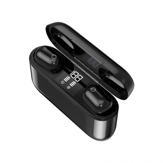 M2 TWS bluetooth 5.0 Earphone Mini Wireless Earbus Touch Control HD Call 9D Stereo Headphone Power Display Charging Box Headset