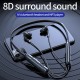 M60 bluetooth 5.1 Earphone HIFI Stereo Bass Noise Reduction Headphones TF Card Sweatproof Neckband In-Ear Sports Headset with Mic