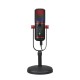 MC-200 USB Microphone with RGB Breathing Light Capacitive Microphone for Live Streaming Recording Studio