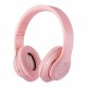 Macaron Foldable bluetooth 5.0 Headphone Wireless Sport Super Bass Stereo Music Earphone Computer Gaming Headset With TF Card Socket