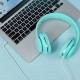 Macaron Foldable bluetooth 5.0 Headphone Wireless Sport Super Bass Stereo Music Earphone Computer Gaming Headset With TF Card Socket