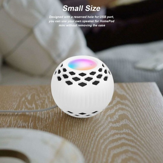 Mini Silicone Case Protective Skin Cover for HomePod Mini Non-slip Speaker Mountaineering Silicone Case