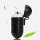 Portable PU Leather Earphone Protective Case With Hook For Apple AirPods 1 2