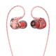 S8 4D Stereo HiFi 3.5mm Wired Control Heavy Bass In-ear Sport Earphone with Mic