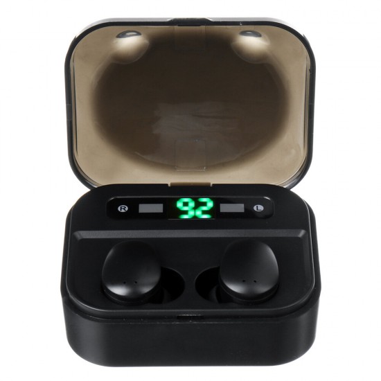 TWS Wireless bluetooth 5.0 Earphone LED Display 3600mAh Charging Power Sports HIFI Waterproof Headset