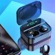 TWS Wireless bluetooth 5.0 Earphone LED Display 3600mAh Charging Power Sports HIFI Waterproof Headset