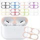 Ultra Thin Dust-proof Earphone Storage Case Metal Protective Film Sticker Dust Guard for Apple Airpods 3rd Generation