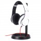 Universal Metal Texture with Storage Base Headphone Holder Headset Desktop Display Holder Mount Bracket for Beats