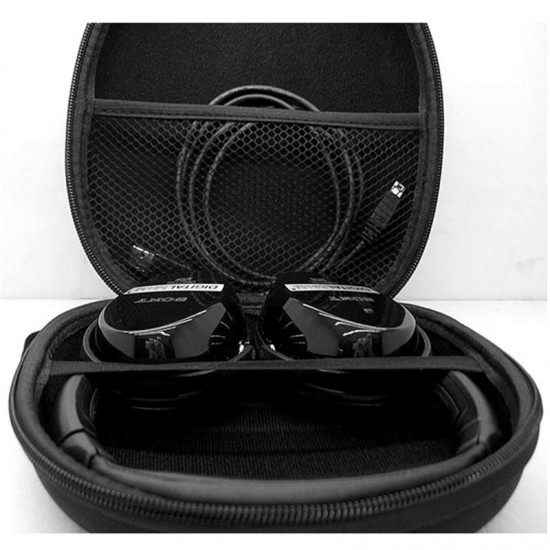 Universal Portable Carrying Earphone Shockproof Protective Case Storage Bag Pouch for Sony QC15 Headset Earphone