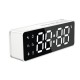 Wireless bluetooth Speaker Dual Alarm Clock Bedroom Home Soundbar TF Card AUX Stereo Music Speaker