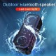 X8 bluetooth Speaker Subwoofer Stereo HIFI 52MM Dual Drivers 16W FM Radio TF Card AUX-In Soundbar 3000mAh Power Bank IPX7 Wterproof Luminous Portable Outdoor Soundbox with Mic