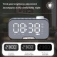 Z5 Alarm Clock Wireless bluetooth Speaker Portable Mini Mirror Alarm Clock HiFi Support TF Card