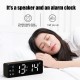 ZXL-B119 Wireless bluetooth Speaker Bass Subwoofer FM Radio TF Card Dual Alarm Clock 10W LED Mirror Soundbar with Mic