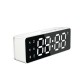 ZXL-B119 Wireless bluetooth Speaker Bass Subwoofer FM Radio TF Card Dual Alarm Clock 10W LED Mirror Soundbar with Mic