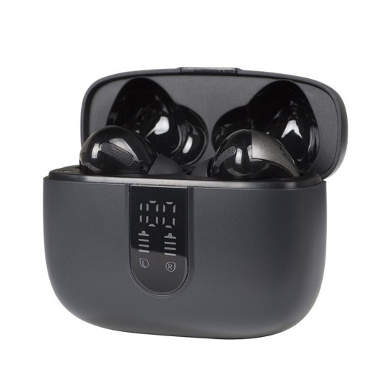 C-X08JL TWS Earphone bluetooth V5.0 HiFi Stereo ENC Noise Cancelling 400mAh Battery Digital LED Light Sports Headset