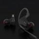 Mirror Wired Earphones Monitor Original HiFi Sound 2BA Drivers+10mm Big Dynamic Driver Ergonomic Noise Reduction Earbuds 3.5MM Sports Music Gaming In-Ear Headphones with Mic