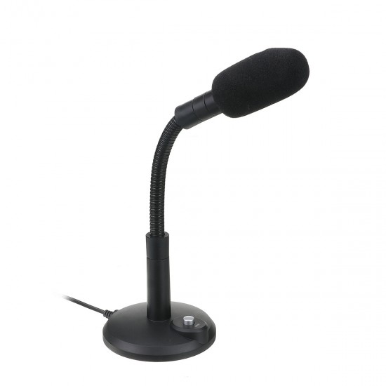 RGM-03 USB PC Microphone Recording Computer Mic with Mute Button for Mac Laptop PC for Net Class Live Broadcast