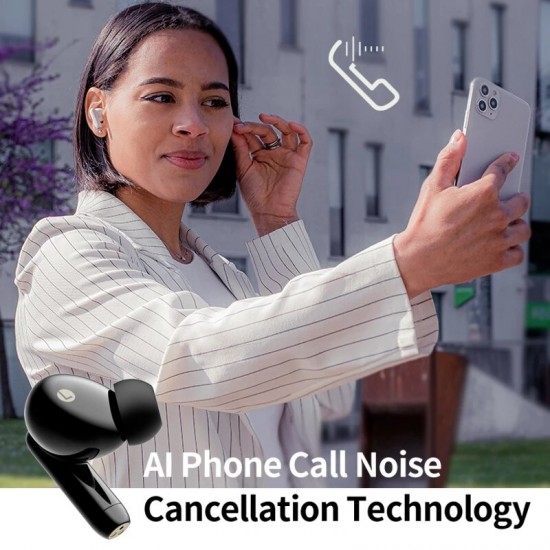 TWS330NB TWS bluetooth 5.0 Earphone Dual Active Noise Cancelling Earphone AAC HiFi Stereo HD AI Phone Call Quick Charge Earbuds Headphone