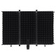 Foldable Microphone Acoustic Isolation Shield Acoustic Foams Studio Panel for Recording Live Broadcast