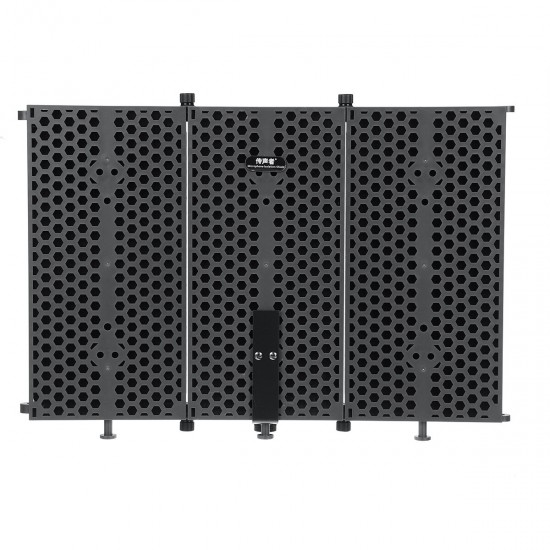 Foldable Microphone Acoustic Isolation Shield Acoustic Foams Studio Panel for Recording Live Broadcast