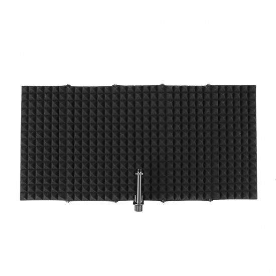 Foldable Microphone Acoustic Isolation Shield Acoustic Foams Studio Panel for Recording Live Broadcast Microphone Accessories