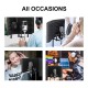 Foldable Microphone Acoustic Isolation Shield Acoustic Foams Studio Panel for Recording Live Broadcast Microphone Accessories