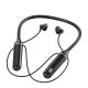 G09 Wireless Earphone bluetooth V5.3 HiFi Stereo 800mAh Battery LED DiSpaly Waterproof Soft Wire Sports Neck Hanging Headset