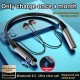 H6 Wireless Earphone bluetooth V5.3 HiFi Sound 400mAh LED Battery Display Waterproof Soft Wire Sports Neck Hanging Headset