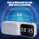 HF16 5W bluetooth 5.0 Speaker Portable Speaker HiFi Stereo Subwoofer Surround Sound 1200mAh Battery Digital Display FM Radio Alarm Clock Support AUX TF Card Play Outdoor Wireless Speaker