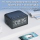 HF18W 10W bluetooth 5.0 Speaker Portable Speaker HiFi Stereo Subwoofer Surround Sound HD Audio 1000mAh Battery LED Display FM Radio Alarm Clock Phone Charger Hands-free Calls