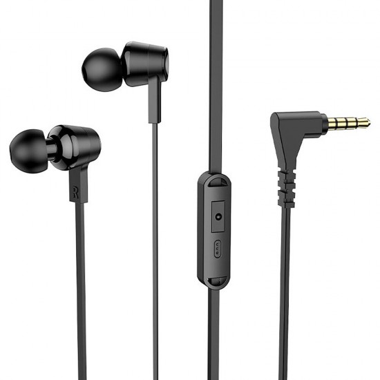 M86 3.5mm Wired Earphone 10mm Dynamic Driver Stereo Touch Control 12g Lightweight Sports Headset for Phone Tablet PC