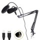 BM-800USB Professional 192KHz/24Bit HD Drive USB Condenser Microphone Kit with Stand Mount