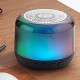 M6 5W bluetooth 5.0 Speaker Portable Speaker Surround HiFi Stereo Subwoofer 600mAh Battery RGB Light TWS Outdoor Wireless Speaker with HD Mic