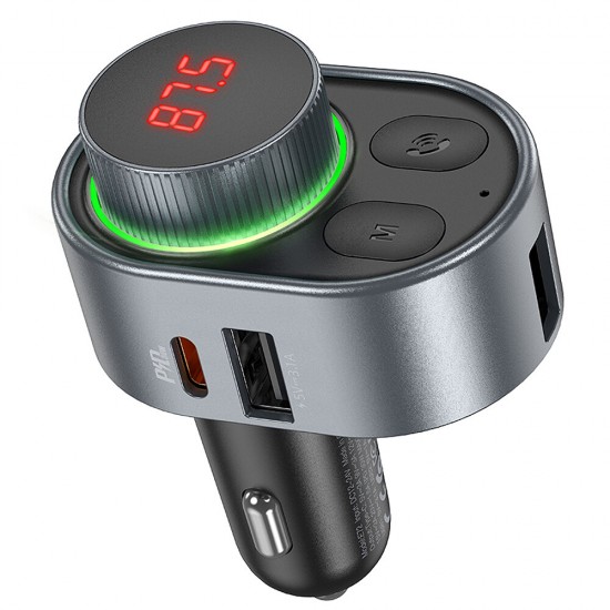 E72 PD 30W Wireless FM Transmitter bluetooth Connection Fast Charging Adapter TF Card USB Flash Driver Playback Car Play Adapter