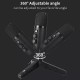 BM-501 USB Desktop Stand Microphone 360° Adjustable RGB Lighting Meeting Recording Mic for Laptop PC Tablet