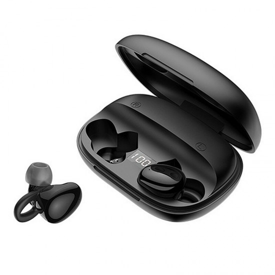 JR-TL2 bluetooth 5.0 Bilateral TWS Wireless Earphone Waterproof Earbuds with Digital Display For Huawei