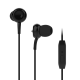 MT02 3.5mm Wired Control In-Ear Headphones HiFi HD Voice Earphone with Mic for PC Laptop Computer