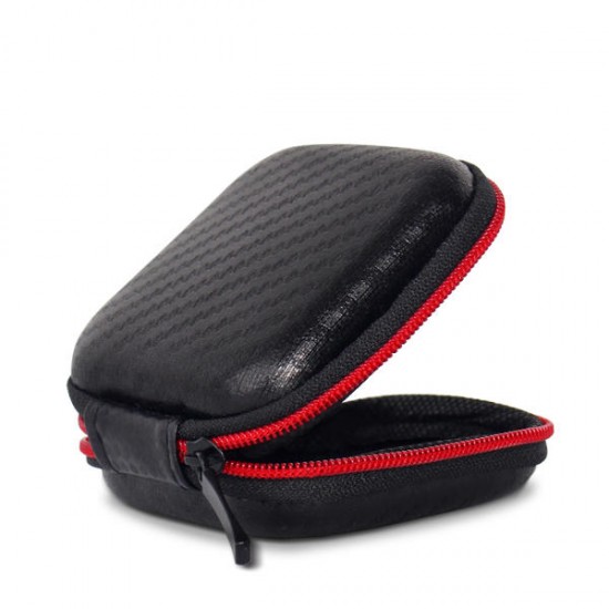 Mini Retro Earphone Cable Housing Storage Bag Box For Headphone