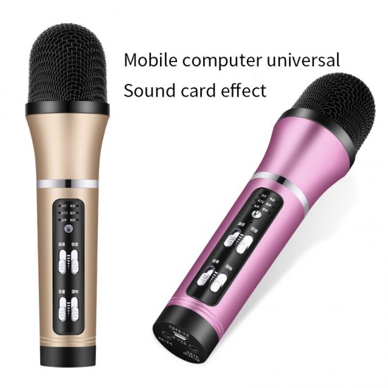 C25 USB Karaoke Microphone Recording Microphone Studio Mini Condenser Microphone for Live Broadcast Karaoke