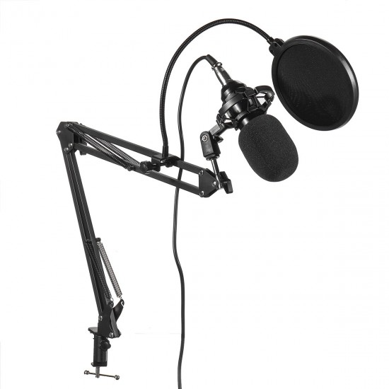 N9 Professional Sound Card + BM800 Recording Condenser Microphone kit with Shock Mount