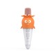 K5 Children's Wireless Bluetooth Condenser Microphone Karaoke Stereo Mic Carrot Design for Smartphone PC