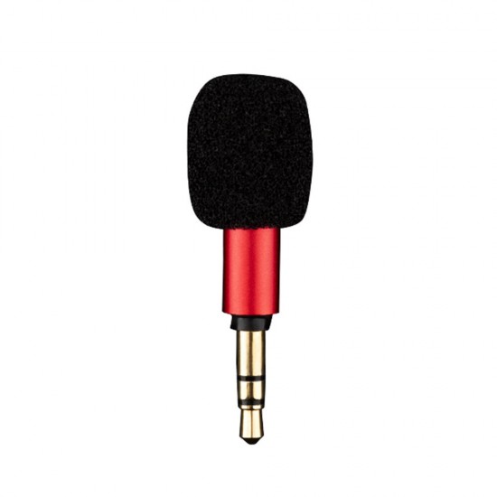 M04 Mini Omni-Directional 3.5mm Jack Microphone Portable Small Mic for Sound Card Recorder Cellphone Smartphone Android Phone