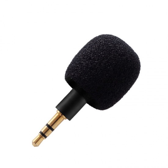 M04 Mini Omni-Directional 3.5mm Jack Microphone Portable Small Mic for Sound Card Recorder Cellphone Smartphone Android Phone