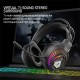 M18 Wired Gaming Headphone 7.1 Multi-channel Surround Stereo 50mm Drive Unit with Noise Cancelling Extended Microphone RGB Light Ergonomic USB 3.5mm Plug Gamer Headset