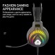 M18 Wired Gaming Headphone 7.1 Multi-channel Surround Stereo 50mm Drive Unit with Noise Cancelling Extended Microphone RGB Light Ergonomic USB 3.5mm Plug Gamer Headset