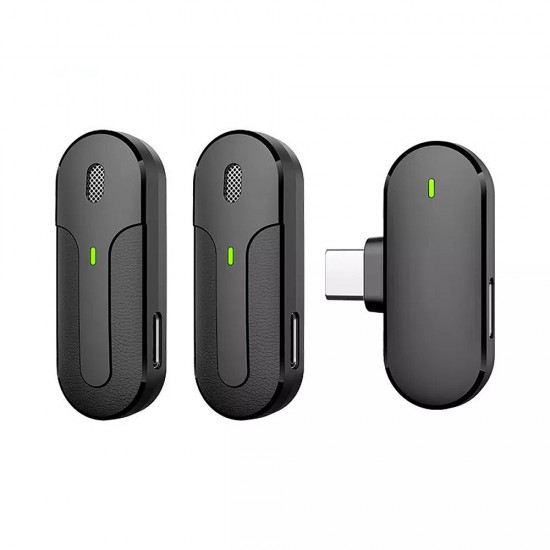 M8 Type-c Wireless Microphone bluetooth Connection 100mAh Battery Noise Reduction Type-C Voice Receiver