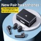 MC BH207 TWS bluetooth 5.2 Earbuds with Two Pairs AAC HiFi Stereo Earphone 1200mAh Long Endurance Headphones with Mic