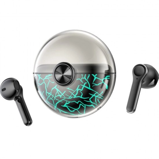 ME-62 Pro TWS bluetooth 5.0 Earbuds Colorful Light AAC Bass Low Latency Long Battery Life Waterproof Headphones with Mic